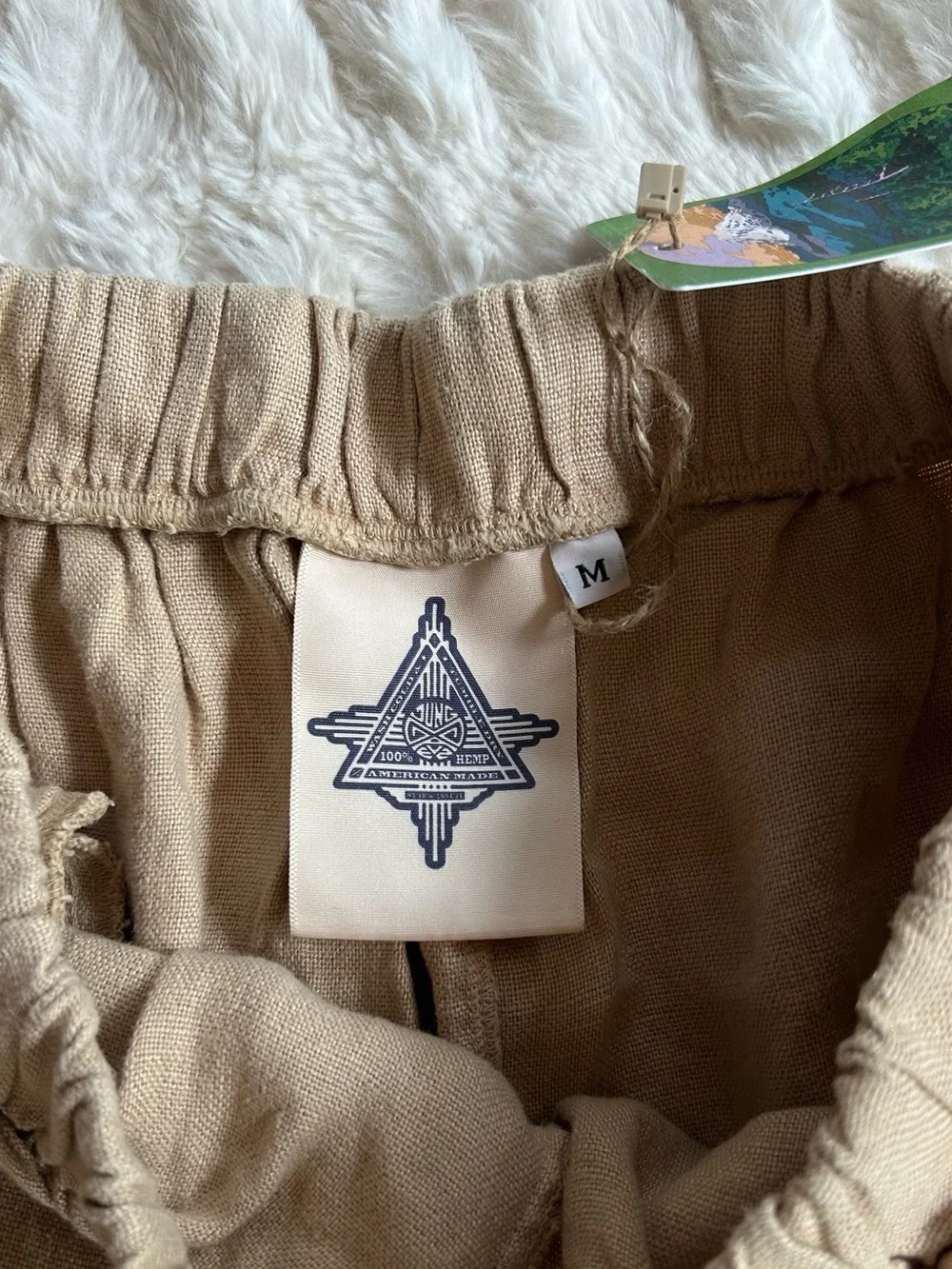 NWT Jungmaven 100% Hemp Cambria Pant in Oat Milk - Picture 12 of 14